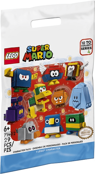 LEGO Character, Super Mario, Series 4 (Complete Random Set of 1 Character) (71402-1) set, 2022