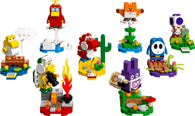 Character, Super Mario, Series 5 (Complete Series of 8 Complete Character Sets)