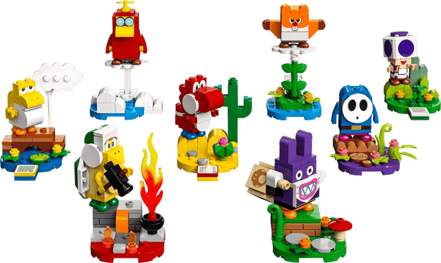 LEGO Character, Super Mario, Series 5 (Complete Series of 8 Complete Character Sets) (71410-2) set, 2022