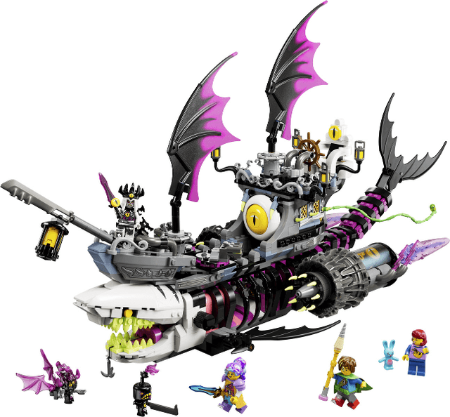LEGO Nightmare Shark Ship (71469-1) set, 2023