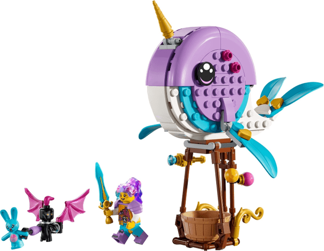 LEGO Izzie's Narwhal Hot-Air Balloon (71472-1) set, 2024