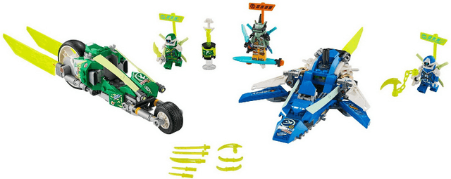 LEGO Jay and Lloyd's Velocity Racers (71709-1) set, 2020