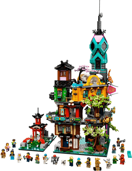 LEGO NINJAGO City Gardens (71741-1) set, 2021