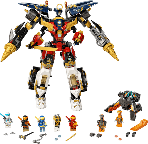 LEGO Ninja Ultra Combo Mech (71765-1) set, 2022