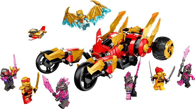 LEGO Kai's Golden Dragon Raider (71773-1) set, 2022