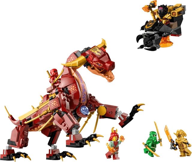 LEGO Heatwave Transforming Lava Dragon (71793-1) set, 2023