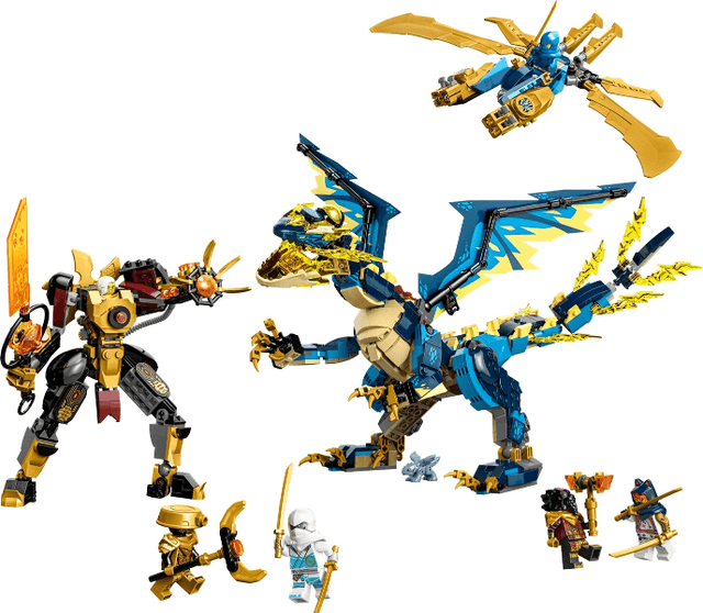 LEGO Elemental Dragon vs. The Empress Mech (71796-1) set, 2023