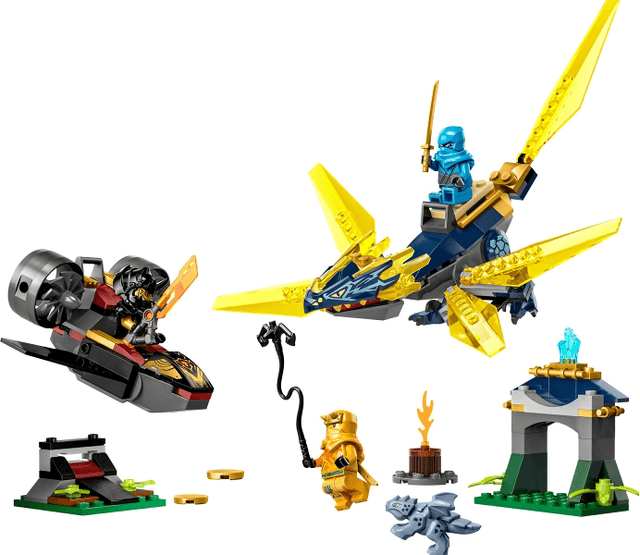 LEGO Nya and Arin's Baby Dragon Battle (71798-1) set, 2023