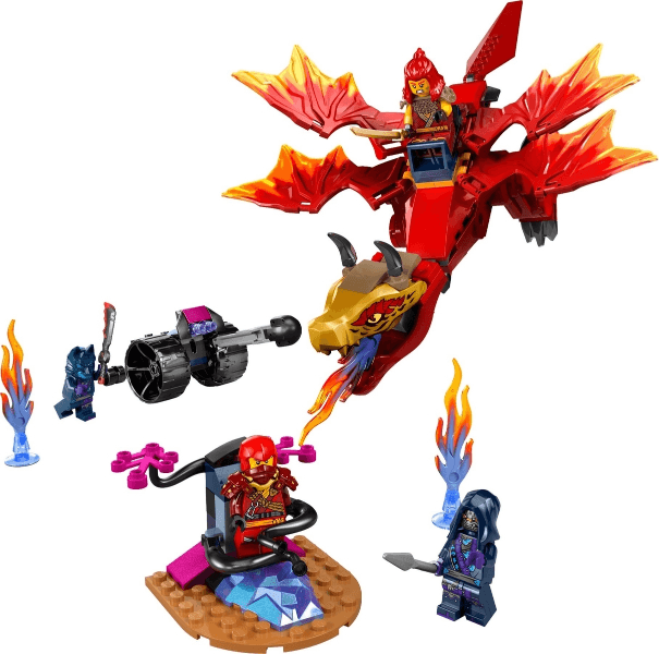 LEGO Kai's Source Dragon Battle (71815-1) set, 2024