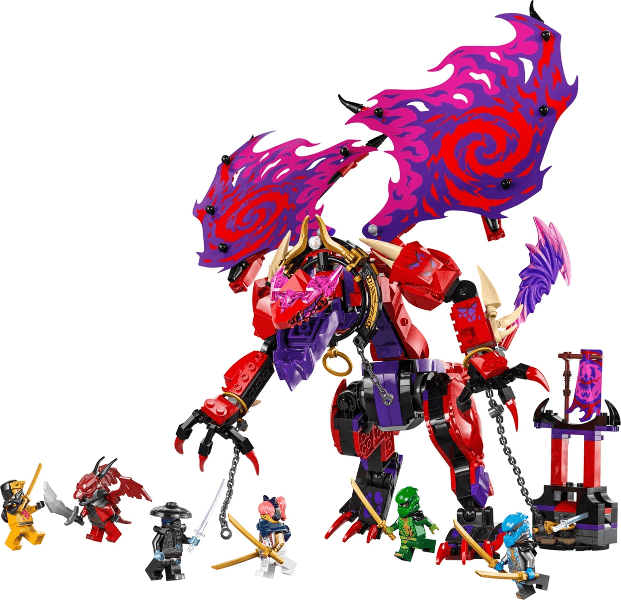 LEGO Thunderfang Dragon of Chaos (71832-1) set, 2025