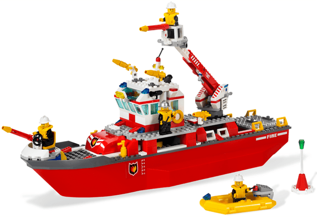 LEGO Fire Boat (7207-1) set, 2010