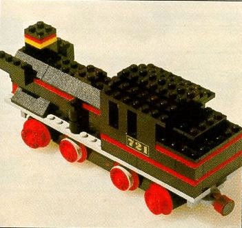 LEGO Steam Locomotive (721-1) set, 1969