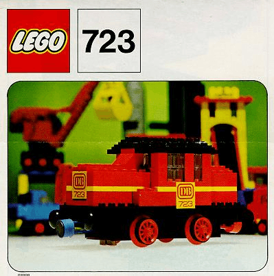 LEGO Diesel Locomotive with DB Sticker (723-2) set, 1974