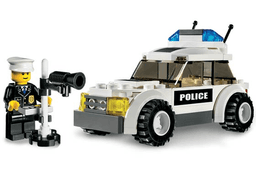 Police Car - Black/Green Sticker Version