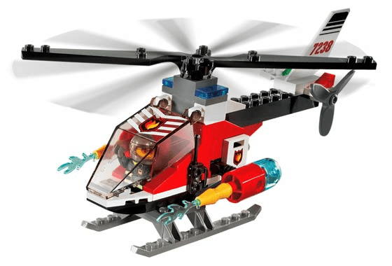 LEGO Fire Helicopter (7238-1) set, 2005