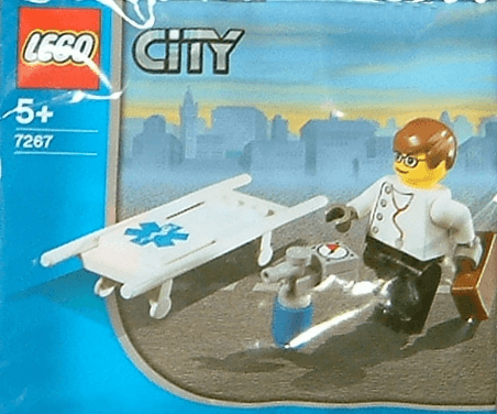 LEGO Paramedic polybag (7267-1) set, 2005