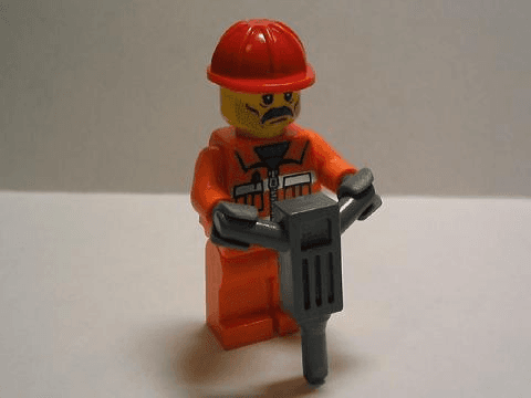 LEGO Advent Calendar 2005, City (Day  9) - Construction Worker (7324-10) set, 2005