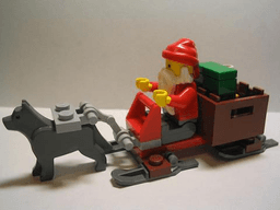 Advent Calendar 2005, City (Day 24) - Santa & Sled
