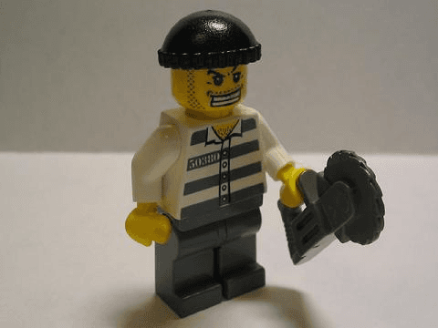 LEGO Advent Calendar 2005, City (Day  6) - Criminal and Buzz Saw (7324-7) set, 2005