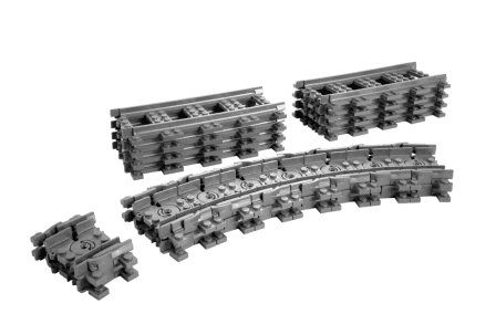 LEGO Flexible and Straight Tracks (7499-1) set, 2011