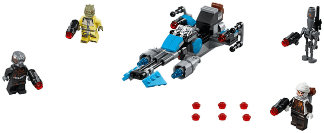 LEGO Bounty Hunter Speeder Bike Battle Pack (75167-1) set, 2017