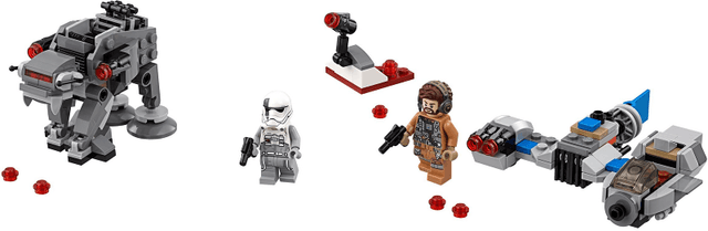 LEGO Ski Speeder vs. First Order Walker Microfighters (75195-1) set, 2018