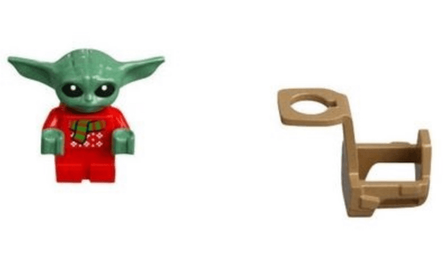 LEGO Advent Calendar 2021, Star Wars (Day 22) - Din Grogu / The Child / 'Baby Yoda' in Holiday Sweater and Scarf (75307-23) set, 2021