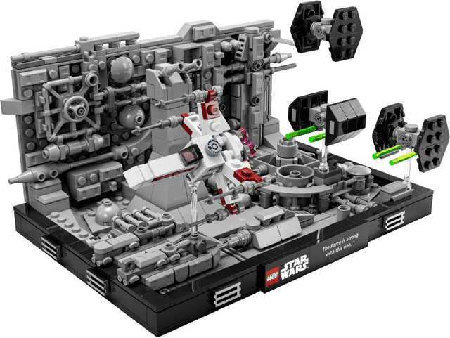 LEGO Death Star Trench Run Diorama (75329-1) set, 2022