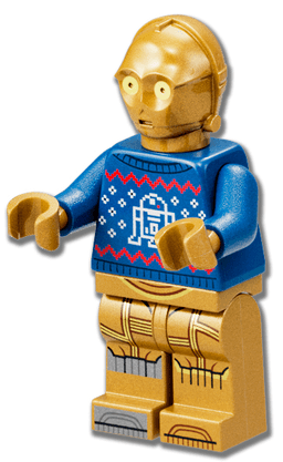 LEGO Advent Calendar 2022, Star Wars (Day  9) - Festive C-3PO (75340-10) set