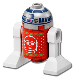 LEGO Advent Calendar 2022, Star Wars (Day 24) - Festive R2-D2 (75340-25) set
