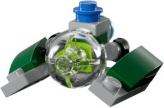 LEGO Advent Calendar 2024, Star Wars (Day 19) - Yoda's Jedi Starfighter (75395-20) set, 2024