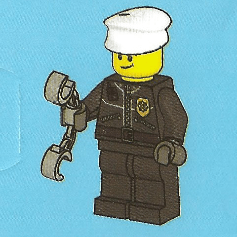 LEGO Advent Calendar 2011, City (Day  3) - Police Officer with Handcuffs (7553-4) set, 2011