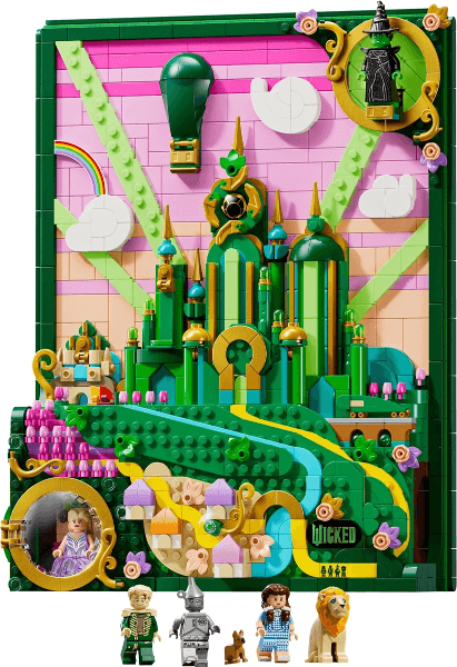 LEGO Emerald City Wall Art (75685-1) set, 2025