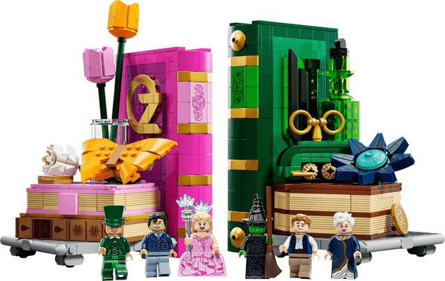 LEGO Glinda & Elphaba Bookends (75691-1) set, 2025