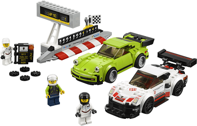 LEGO Porsche 911 RSR + 911 Turbo (75888-1) set, 2018