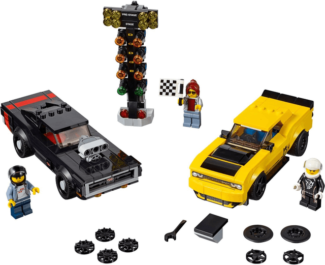LEGO 2018 Dodge Challenger SRT Demon and 1970 Dodge Charger R/T (75893-1) set, 2019