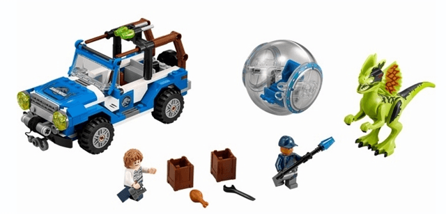 LEGO Dilophosaurus Ambush (75916-1) set, 2015
