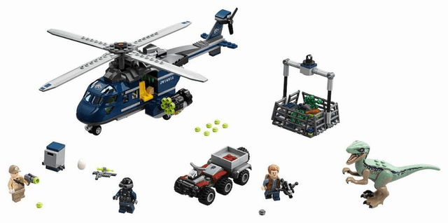 LEGO Blue's Helicopter Pursuit (75928-1) set, 2018