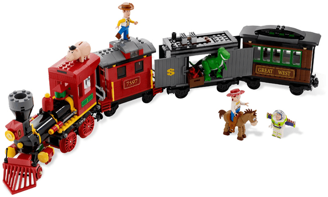 LEGO Western Train Chase (7597-1) set, 2010