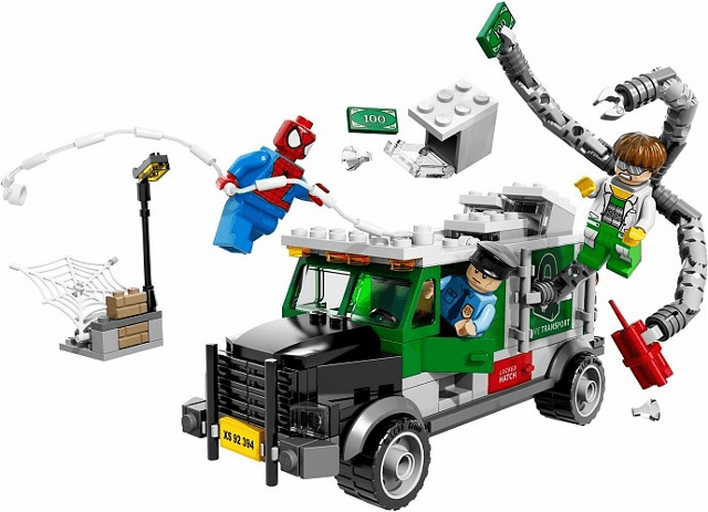 LEGO Doc Ock Truck Heist (76015-1) set, 2014