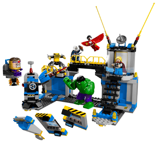 LEGO Hulk Lab Smash (76018-1) set, 2014
