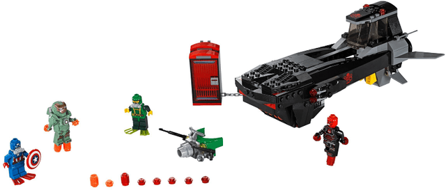LEGO Iron Skull Sub Attack (76048-1) set, 2016