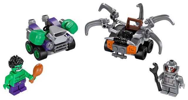 LEGO Mighty Micros: Hulk vs. Ultron (76066-1) set, 2016