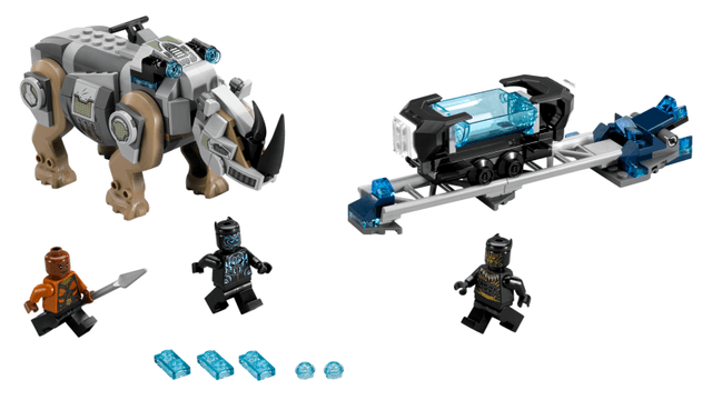 LEGO Rhino Face-Off by the Mine (76099-1) set, 2018