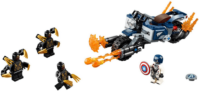 LEGO Captain America: Outriders Attack (76123-1) set, 2019