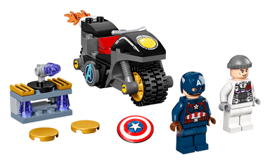 Captain America and Hydra Face-Off