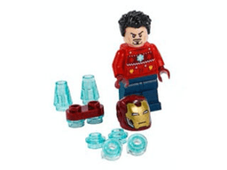 LEGO Advent Calendar 2021, Super Heroes, The Avengers (Day  1) - Iron Man in Holiday Sweater (76196-2) set