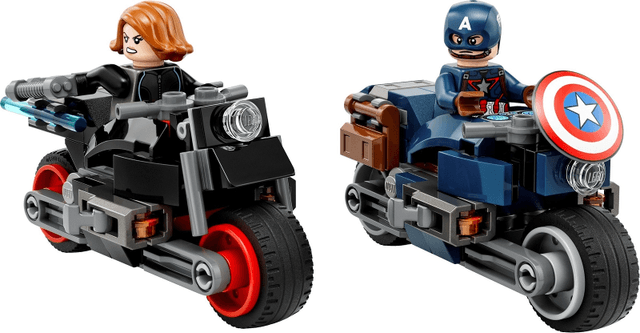 LEGO Black Widow & Captain America Motorcycles (76260-1) set, 2023