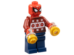 Advent Calendar 2023, Super Heroes, Avengers (Day  3) - Spider-Man in Holiday Sweater with Web Shooters