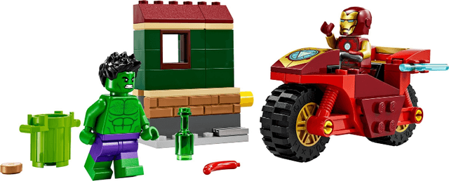 LEGO Iron Man with Bike and The Hulk (76287-1) set, 2024